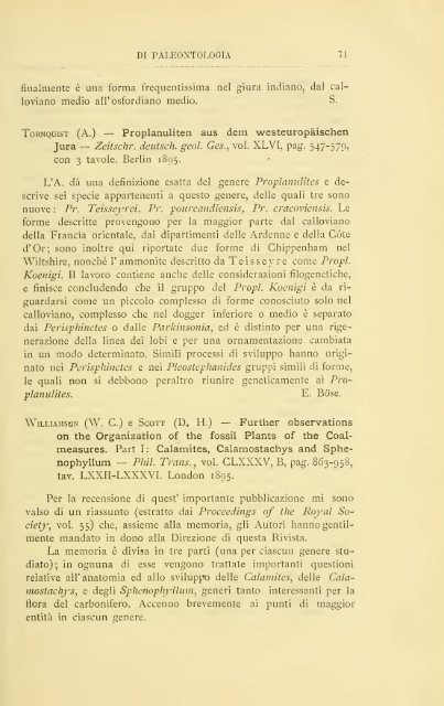 Rivista italiana di paleontologia e stratigrafia