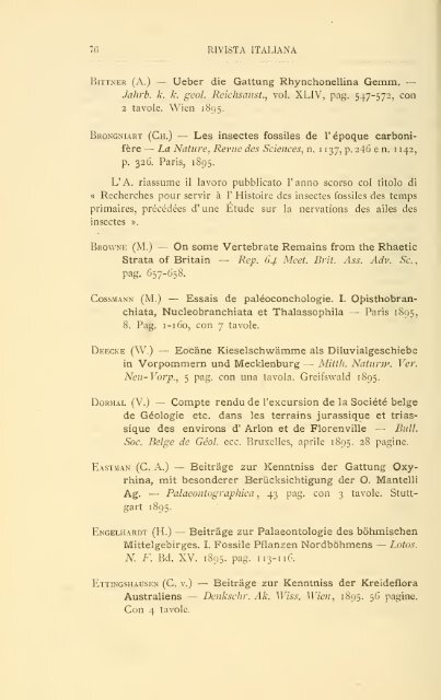 Rivista italiana di paleontologia e stratigrafia