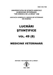 LUCRĂRI ŞTIINŢIFICE VOL. 49 (8) - Ion Ionescu de la Brad