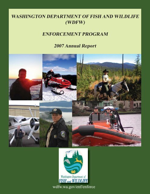 WASHINGTON DEPARTMENT OF FISH AND WILDLIFE (WDFW ...