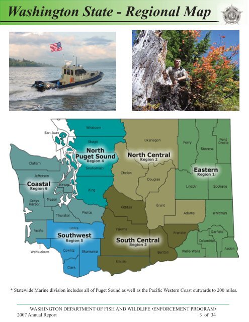 WASHINGTON DEPARTMENT OF FISH AND WILDLIFE (WDFW ...