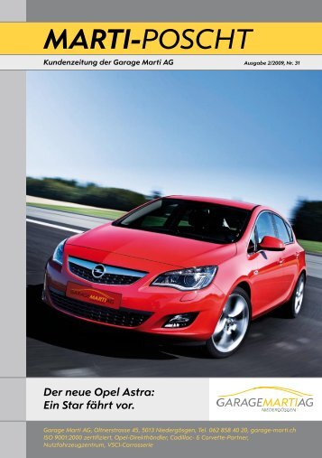 Opel Meriva! - Garage Marti AG