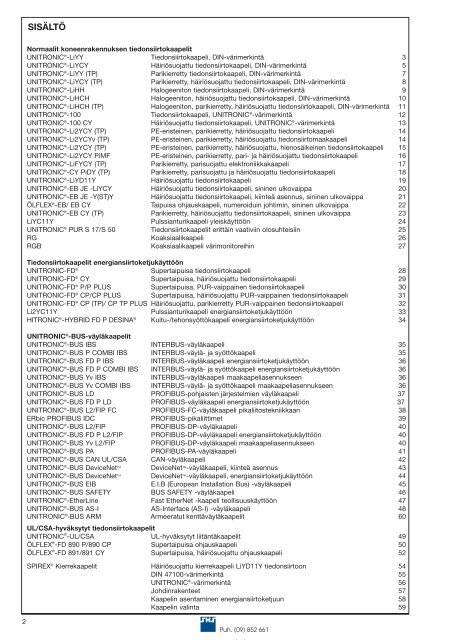 Tiedonsiirtokaapelit (pdf, 1,80MB) - Auser