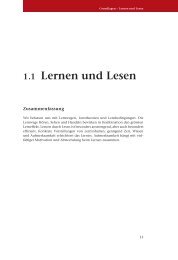1.1 Lernen und Lesen - DieBirne-Verlag