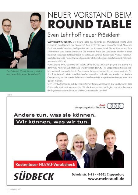 Stadtgespräch - Ausgabe 4, April 2012