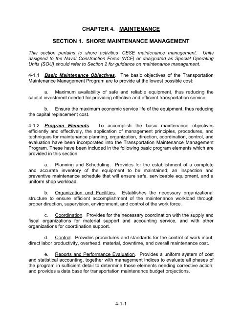 NAVFAC P-300 Management of Transportation Equipment