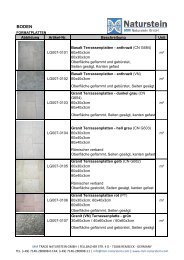 Abbildung Artikel-Nr. Beschreibung Unit Basalt Terrassenplatten ...