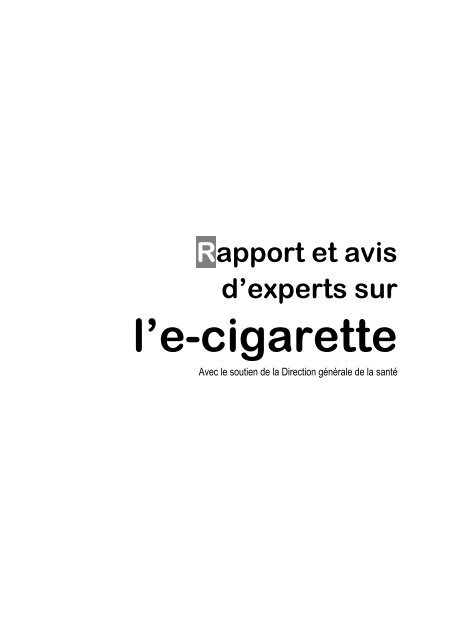 l’e-cigarette