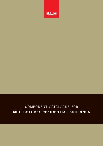 component catalogue for multi-storey residential buildings