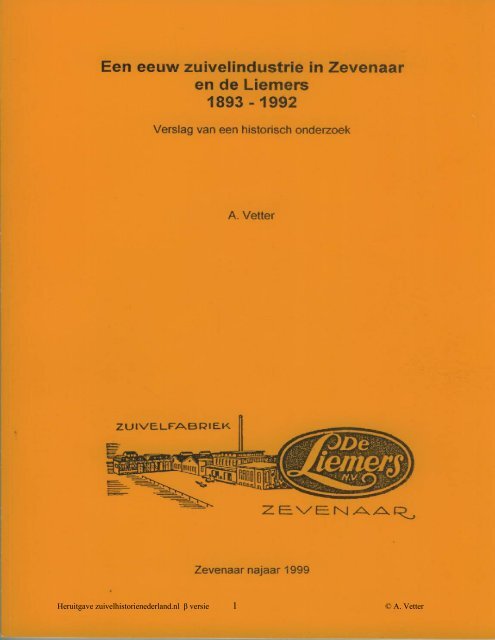 pdf tekstversie De Liemers Zevenaar - Zuivelhistorie Nederland