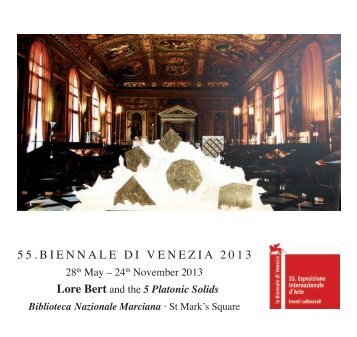 55.Biennale di Venezia 2013 Lore Bert