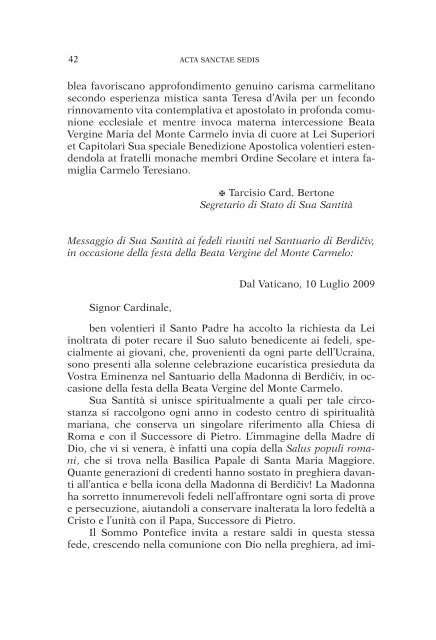 1 - Acta 54 - 2009:Acta Ordinis.qxd - Carmelitani Scalzi