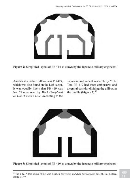 Surveying & Built Environment Vol. 22 Issue 1 (December 2012)