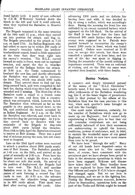 HLI Chronicle 1917 - The Royal Highland Fusiliers