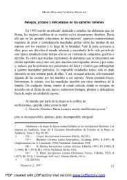 Halagos, piropos y delicadezas en los epitafios romanos (PDF)