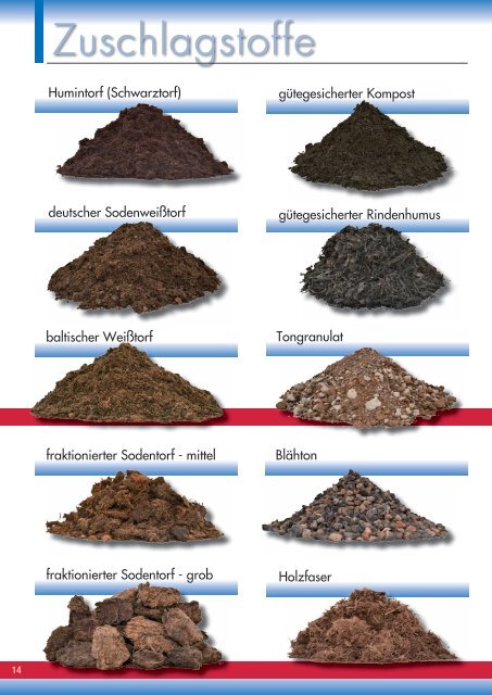 Substrate Qualitätsprodukte - Alpenflor