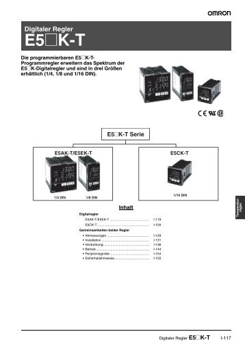 E5K-T Datenblatt