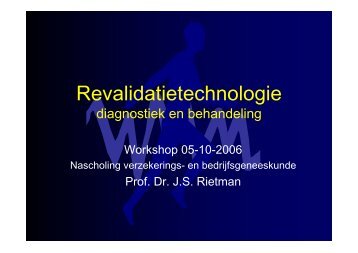 Slides workshop d.d. 05-10-2006 - Studiekring Noord