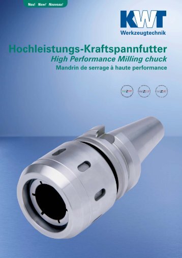 Hochleistungs Kraftspannfutter - KWT-Werkzeugtechnik