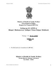 Request For Proposal (RFP) - Ministry of Health and Family Welfare