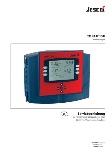 TOPAX® DX Betriebsanleitung - Lutz-Jesco GmbH