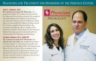 Neurology Mailer 0110.cdr - University of Oklahoma