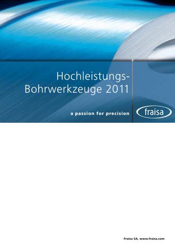 Hochleistungs- Bohrwerkzeuge 2011 - Oude Reimer BV