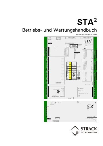 STA² Handbuch - strack lift automation