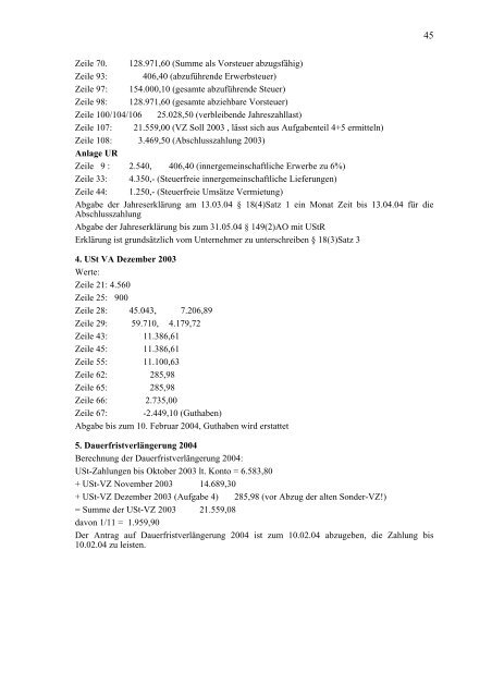 Teil 4: Umsatzsteuer Abschnitt 4.9,