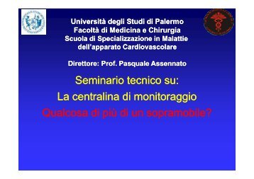 Centralina di controllo - Università di Palermo