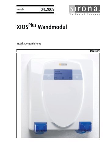 XIOS Plus Wandmodul - Sirona