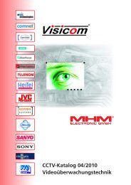 CCTV-Katalog 04/2010 Videoüberwachungstechnik - ViSiTec Video ...