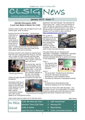 CLSIG News-0110.pdf - CILIP