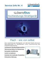 Flach - wie von selbst Hochleistungs-Strahlgerät - Berndorfer Band ...