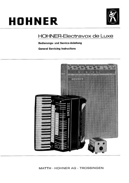 HOHNER Electravox De Luxe - Bedienungs- und Serviceanleitung.pdf