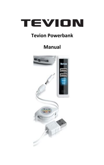 Tevion Powerbank Manual - Accession