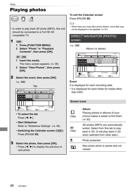 Operating Instructions HDD Recorder DMR-HW120 - CCL Computers