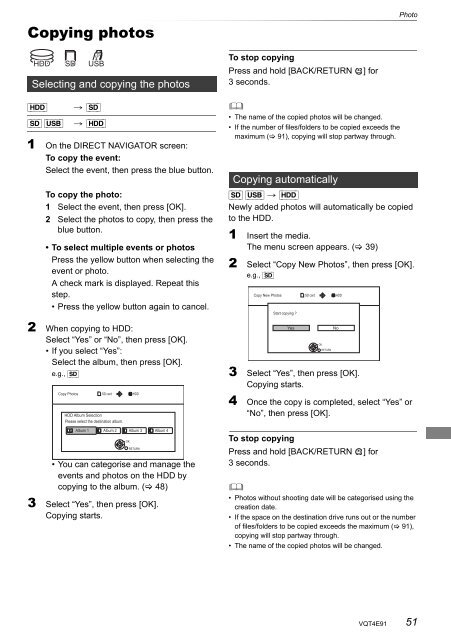 Operating Instructions HDD Recorder DMR-HW120 - CCL Computers