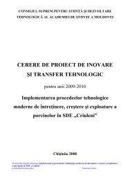 cerere de proiect de inovare şi transfer tehnologic - Aitt