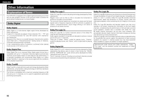 Owner's Manual for AVR-4310 - Audio Products Australia