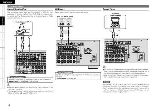 Owner's Manual for AVR-4310 - Audio Products Australia