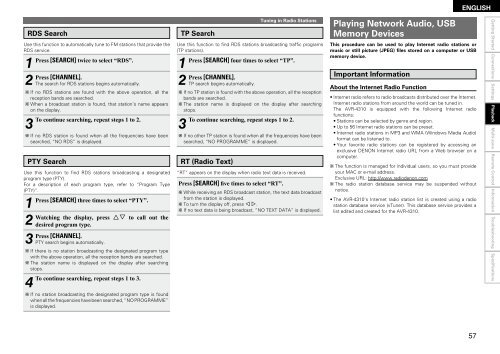 Owner's Manual for AVR-4310 - Audio Products Australia