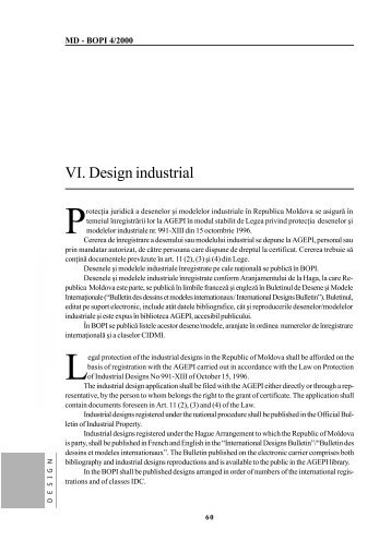 Desene si modele industriale - agepi