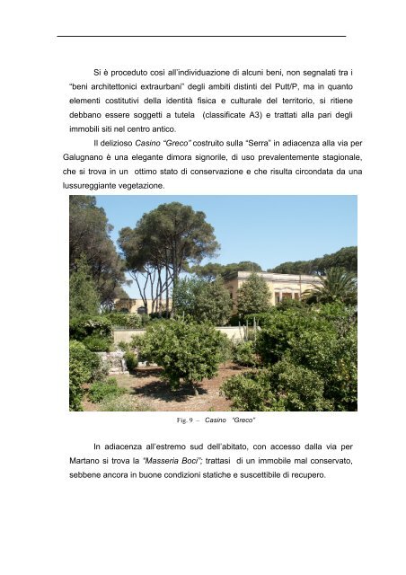 Tav. A - Relazione - Caprarica di Lecce