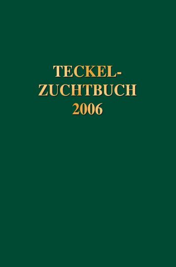 Teckel-Zuchtbuch 2006