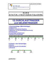 FACHBEREICH ARCHITEKTUR - Goepf Bettschen