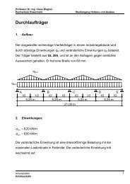 Durchlaufträger - Fachhochschule Rosenheim