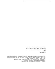 ARCHIVIO DI STATO DI ROMA - maas.ccr