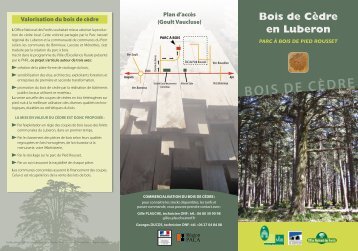 BOIS DE CÈDRE - Parc naturel régional du Luberon