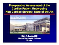 Preoperative Assessment of the Cardiac Patient Undergoing ...